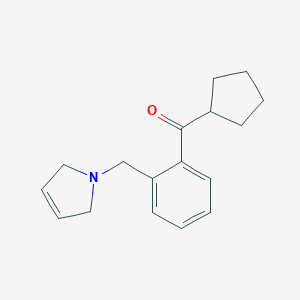 cyclopentyl 2-(3-pyrrolinomethyl)phenyl ketone图片