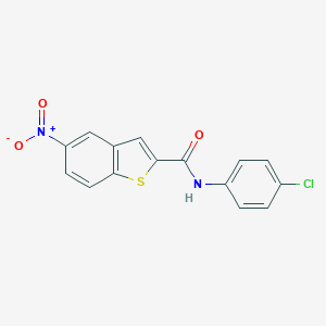 N-(4-Chlorophenyl)-5-nitro-1-benzothiophene-2-carboxamide图片