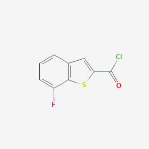 7-Fluoro-1-benzothiophene-2-carbonyl chloride图片