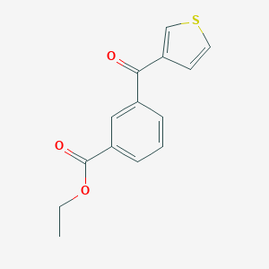 3-(3-carboethoxybenzoyl)thiophene图片