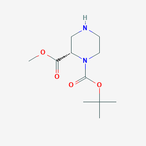 1-tert-butyl2-methyl(2S)-piperazine-1,2-dicarboxylate图片