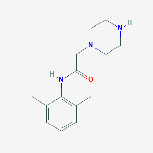 N-(2,6-二甲苯基)-1-哌嗪乙酰胺图片