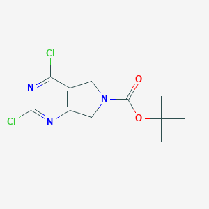 tert-butyl2,4-dichloro-5H,6H,7H-pyrrolo[3,4-d]pyrimidine-6-carboxylate图片