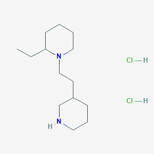2-Ethyl-1-[2-(3-piperidinyl)ethyl]piperidinedihydrochloride图片