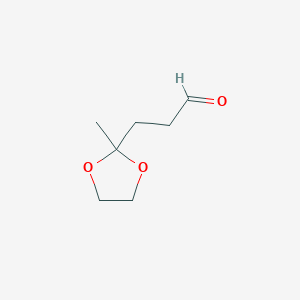 2-Methyl-1,3-dioxolane-2-propanal图片