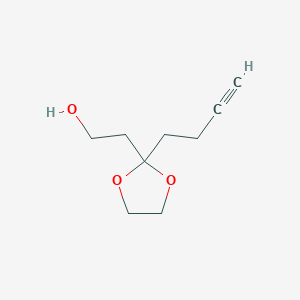 2-(3-Butyn-1-yl)-1,3-dioxolane-2-ethanol图片