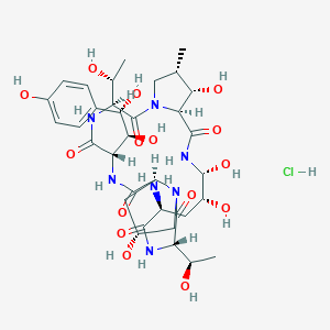 1-?[(4R,?5R)?-?4,?5-?Dihydroxy-?L-?ornithine]?-Echinocandin B Hydrochloride图片