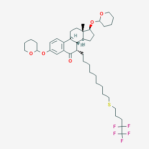 S-Deoxo-3,17β-bis-(O-tetrahydro-2H-pyran-2-yl)-6-oxo-fulvestrant图片