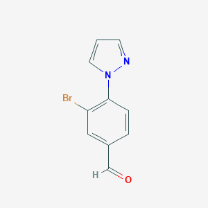 3-溴-4-(1-吡唑基)苯甲醛图片