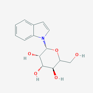 (3S,4S,5S,6R)-2-(Hydroxymethyl)-6-(1H-indol-1-yl)-tetrahydro-2H-pyran-3,4,5-triol图片