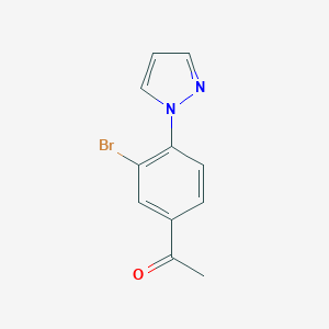 3-溴-4-(1-吡唑基)苯乙酮图片