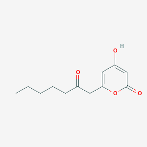 4-Hydroxy-6-(2-oxoheptyl)-2H-pyran-2-one图片