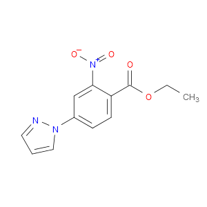 2-硝基-4-(1-吡唑基)苯甲酸乙酯图片