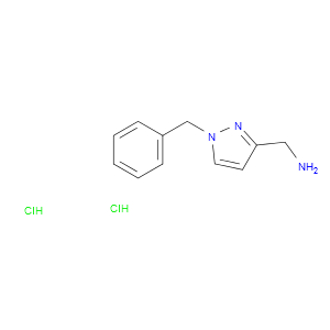 1-苄基-3-(氨甲基)吡唑二盐酸盐图片