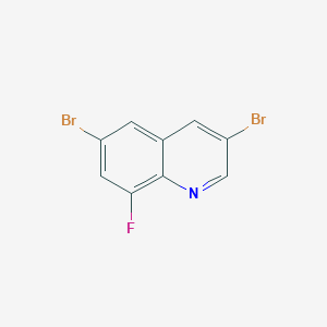 3,6-Dibromo-8-fluoroquinoline图片