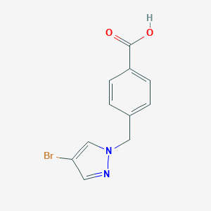 4-(4-Bromopyrazol-1-ylmethyl)benzoic acid图片