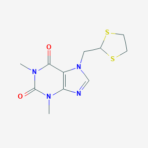 1H-Purine-2,6-dione,3,7-dihydro-1,3-dimethyl-7-(1,3-dithiolan-2-ylmethyl)-图片
