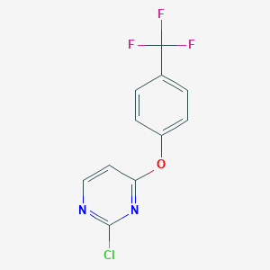2-Chloro-4-[4-(trifluoromethyl)phenoxy]pyrimidine图片