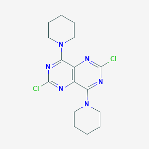2,6-Dichloro-4,8-dipiperidinopyrimido[5,4-d]pyrimidine图片