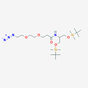 2-(Azido-PEG2-amido)-1,3-bis-(tert-butyldimethylsilanoxy)propane图片