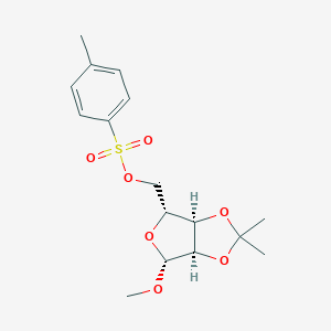 1-甲氧基-2,3-O-异亚丙基-5-O
-对甲苯磺酰基-beta-D-呋喃核糖苷图片