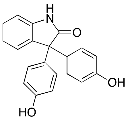 3,3-Bis(p-hydroxyphenyl)oxindole图片