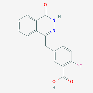 2-fluoro-5-[(4-oxo-3,4-dihydrophthalazin-1-yl)methyl]benzoicacid图片