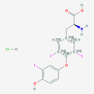 3,3',5-Triiodothyronine-(tyrosine phenyl-13C6)Hydrochloride图片