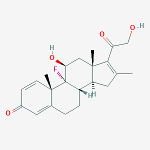 (11β)-9-Fluoro-11,21-dihydroxy-16-methyl-pregna-1,4,16-triene-3,20-dione图片