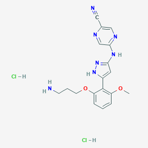 Prexasertib dihydrochloride图片