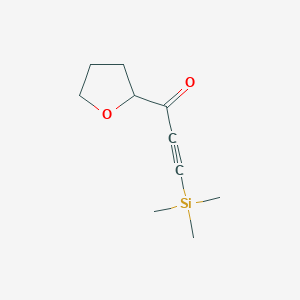 1-(oxolan-2-yl)-3-(trimethylsilyl)prop-2-yn-1-one图片