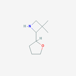3,3-dimethyl-2-(oxolan-2-yl)azetidine图片