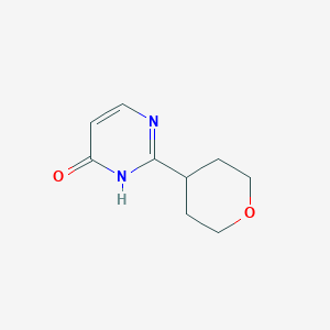 2-(oxan-4-yl)-3,4-dihydropyrimidin-4-one图片
