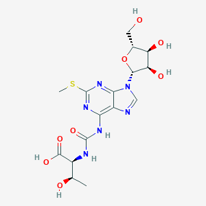 2-Methylthio-N6-threonylcarbamoyladenosine图片