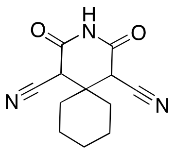 2,4-DICYANO-3,3-PENTAMETHYLENEGLUTARIMIDE图片