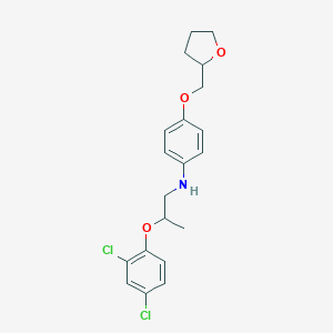 N-[2-(2,4-Dichlorophenoxy)propyl]-4-(tetrahydro-2-furanylmethoxy)aniline图片
