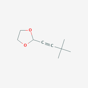2-(3,3-Dimethylbut-1-ynyl)-[1,3]dioxolane图片
