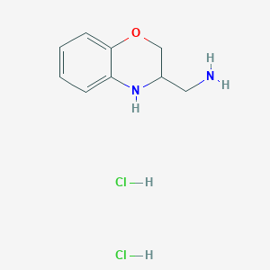 3-(氨甲基)-3,4-二氢-2H-苯并[b][1,4]恶嗪二盐酸盐图片