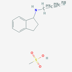 Rasagiline 13C3 mesylate racemic图片