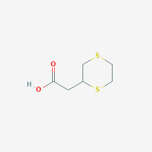 2-(1,4-dithian-2-yl)acetic acid图片
