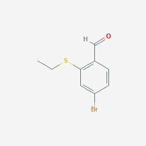 4-bromo-2-(ethylsulfanyl)benzaldehyde图片
