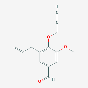 3-allyl-5-methoxy-4-(2-propyn-1-yloxy)benzaldehyde图片
