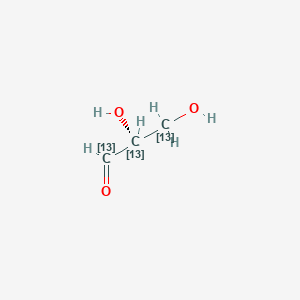 D-Glyceraldehyde-1,2,3-13C3(Aqueous Solution)图片
