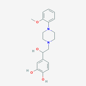 alpha-(3,4-Dihydroxyphenyl)-4-(2-methoxyphenyl)-1-piperazineethanol图片