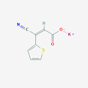 Potassium(Z)-3-cyano-3-(thiophen-2-yl)acrylate图片