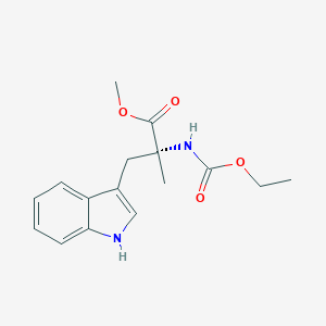 N-(Ethoxycarbonyl)-α-methyl-D-tryptophan Methyl Ester图片