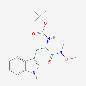 Na-Boc-L-tryptophan N-methoxy-N-methyl amide图片