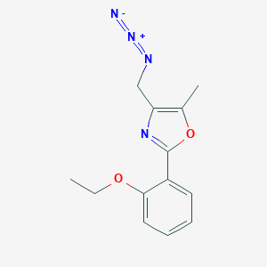 4-(Azidomethyl)-2-(2-ethoxyphenyl)-5-methyl-1,3-oxazole图片