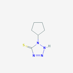 1-cyclopentyl-1H-1,2,3,4-tetrazole-5-thiol图片