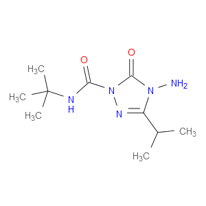 4-amino-N-tert-butyl-5-oxo-3-(propan-2-yl)-4,5-dihydro-1H-1,2,4-triazole-1-carboxamide图片